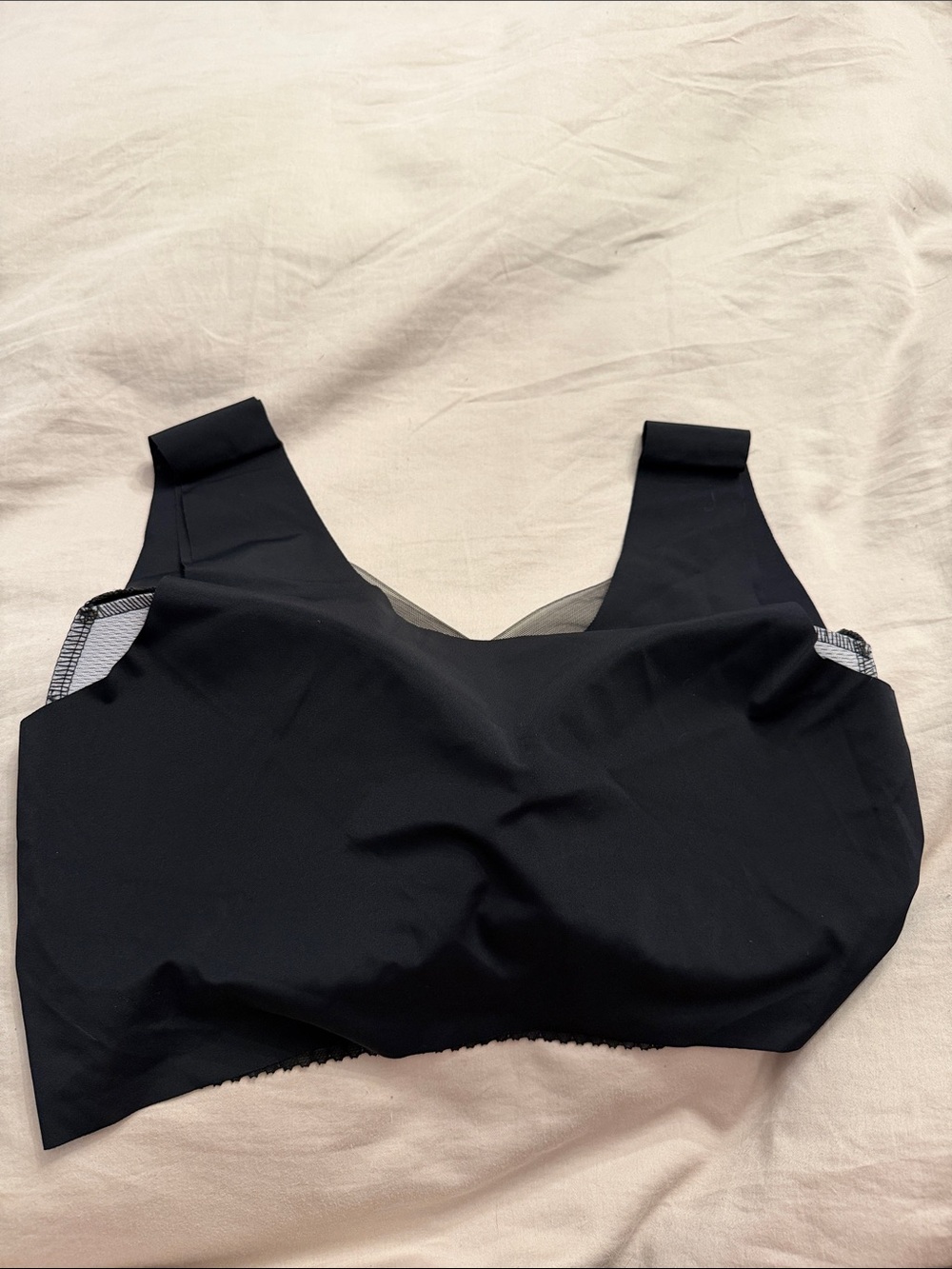 Black Lace Wireless Comfort Bralette XL EUC - Picture 3 of 4